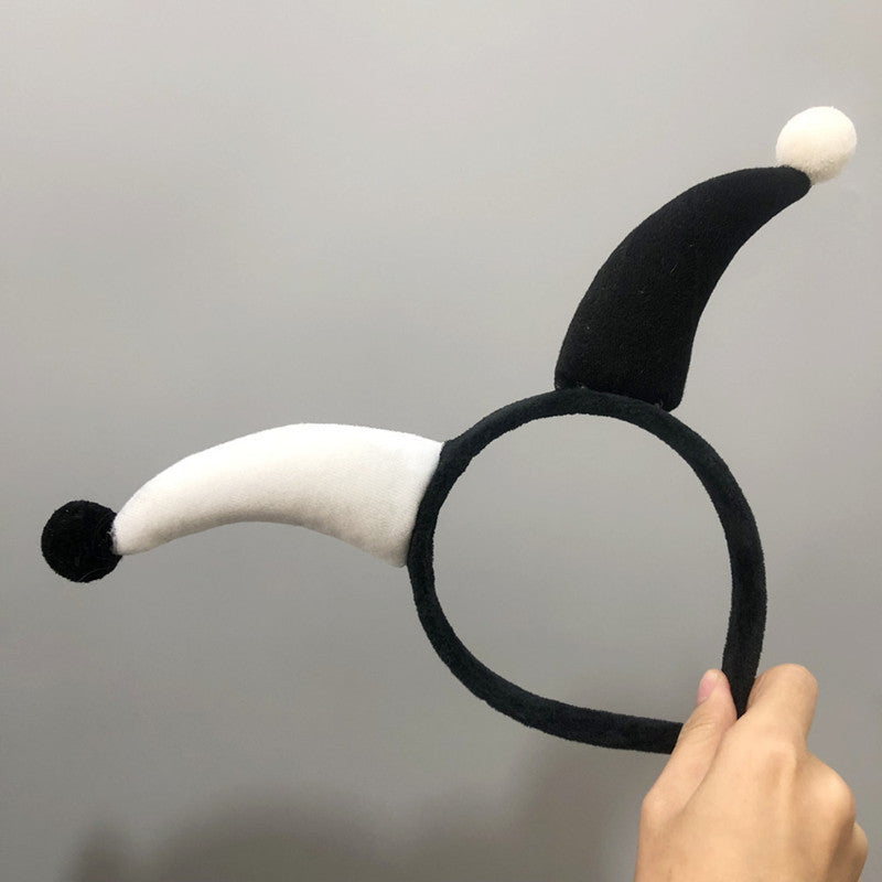 Wholesale Cute Mini Clown Hair Hoop Exaggerated Halloween Party Devil Selfie Little Bull Horn Headband