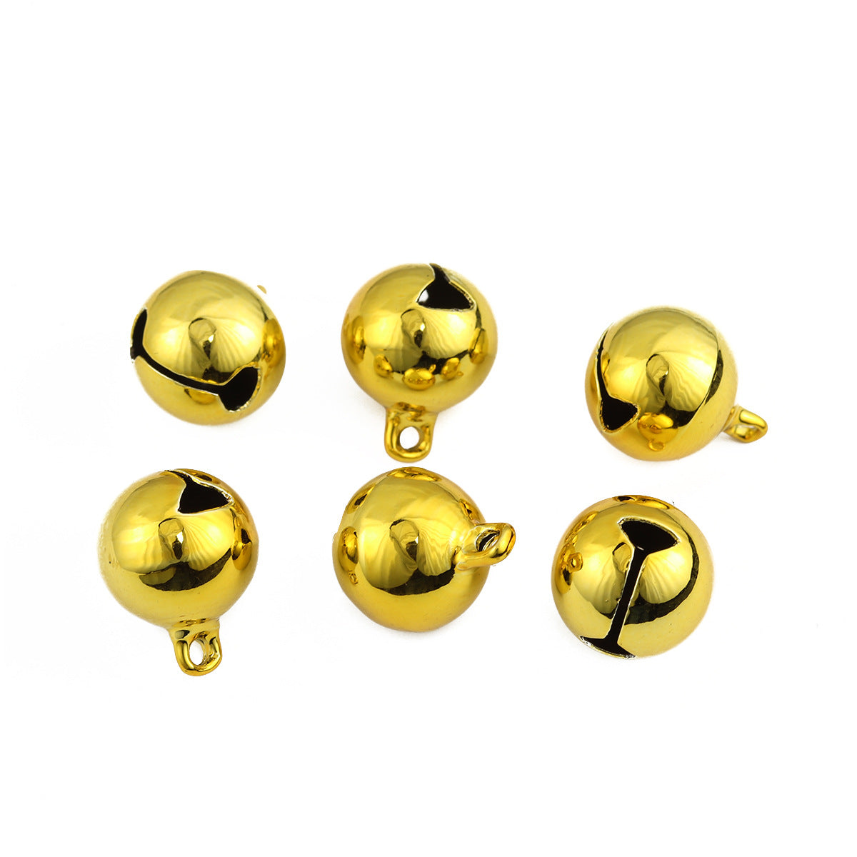Wholesale 20pcs/pack14mm Christmas Decoration Colorful Bells Beads
