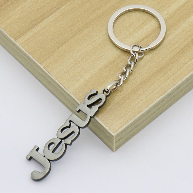 Wholesale Interesting Creative Letter Jewelry Pendant Alloy Keychain