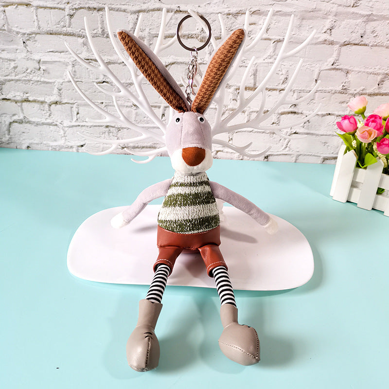 Wholesale Plush Rabbit Cartoon Doll Keychain