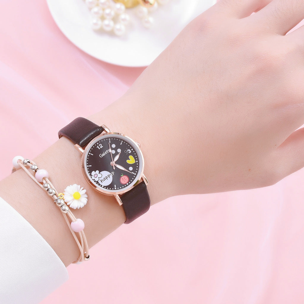 Wholesale Children's Pu Strap Bracelet Watch