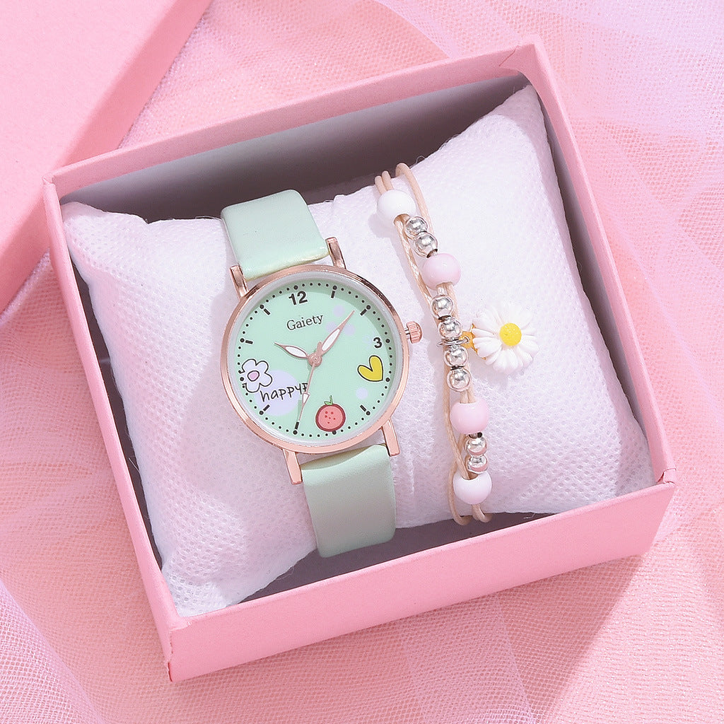 Wholesale Children's Pu Strap Bracelet Watch