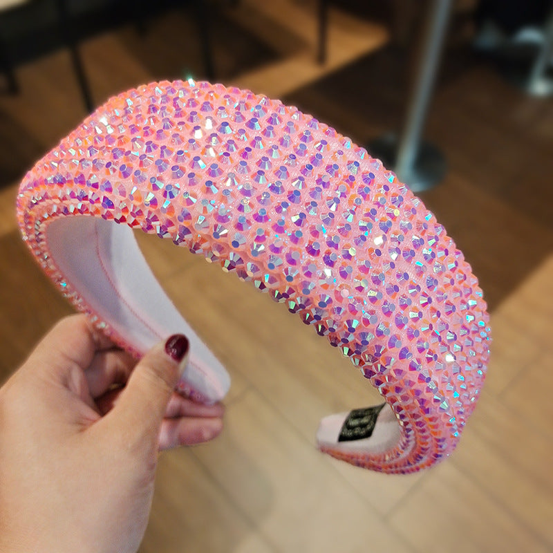 Wholesale Wide-brimmed Sponge Perm Headband