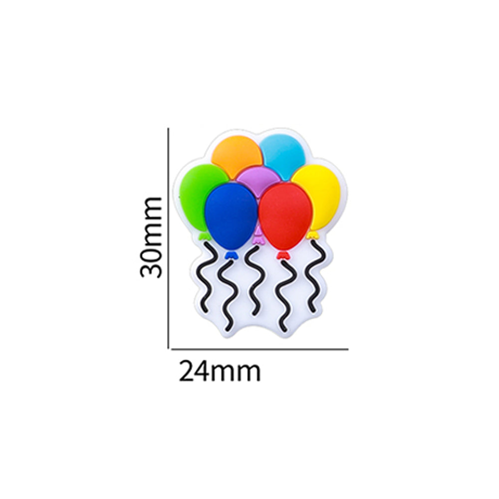 Wholesale 20pcs 3D Cartoon Bowknot Ball Pattern Silicone Beads