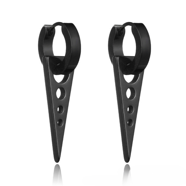Wholesale Punk Triangle Blade Earrings