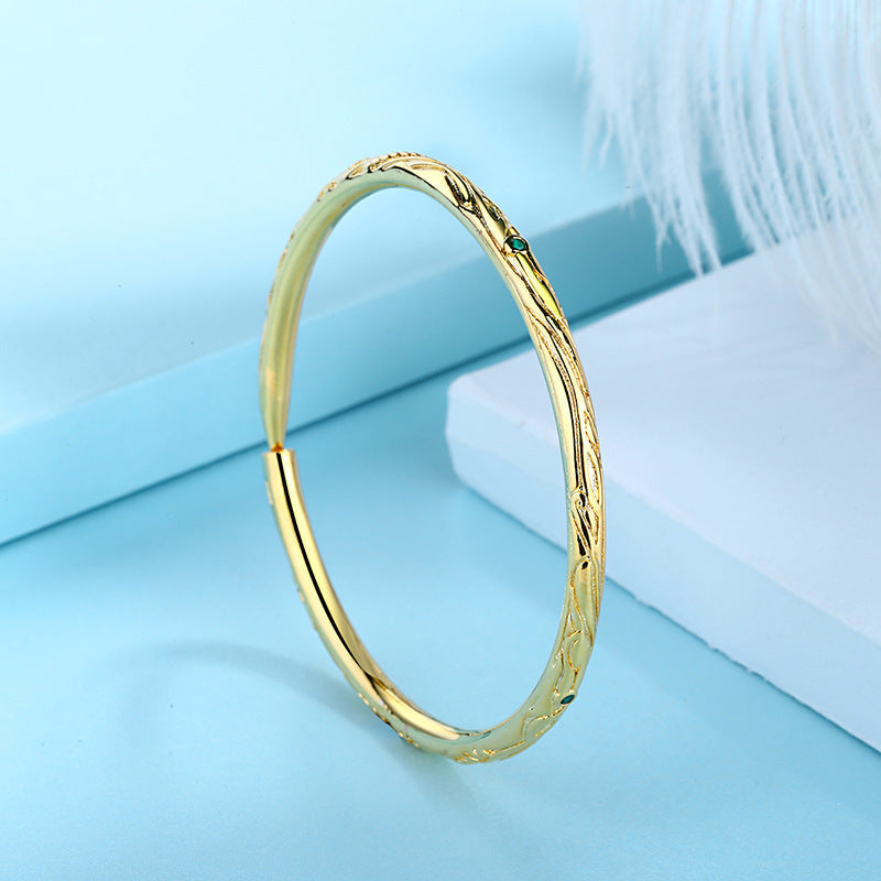 Wholesale Couple gold-plated bracelets retro children's jewelry