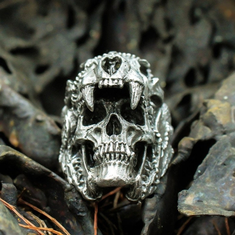 Anillo de calavera de aleación al por mayor