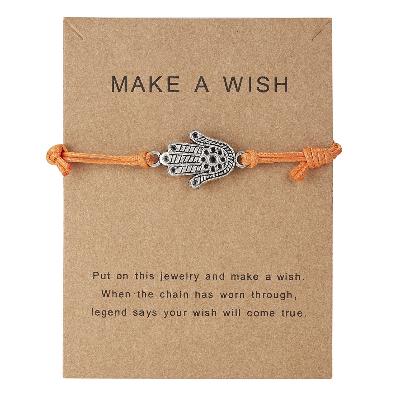 Wholesale Seven-color Heart-shaped Love Creative Cartoon Braided Adjustable Bracelet