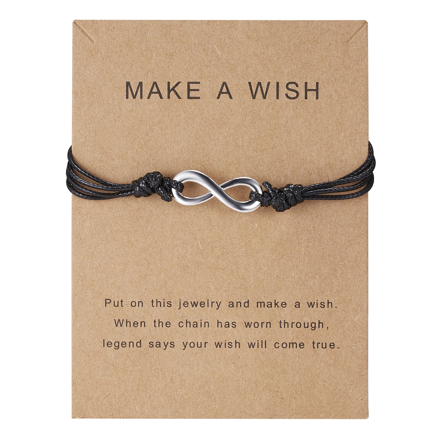 Wholesale Seven-color Heart-shaped Love Creative Cartoon Braided Adjustable Bracelet