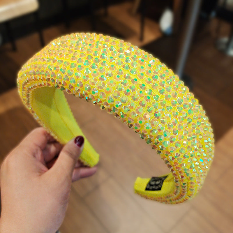 Wholesale Wide-brimmed Sponge Perm Headband