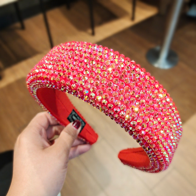 Wholesale Wide-brimmed Sponge Perm Headband