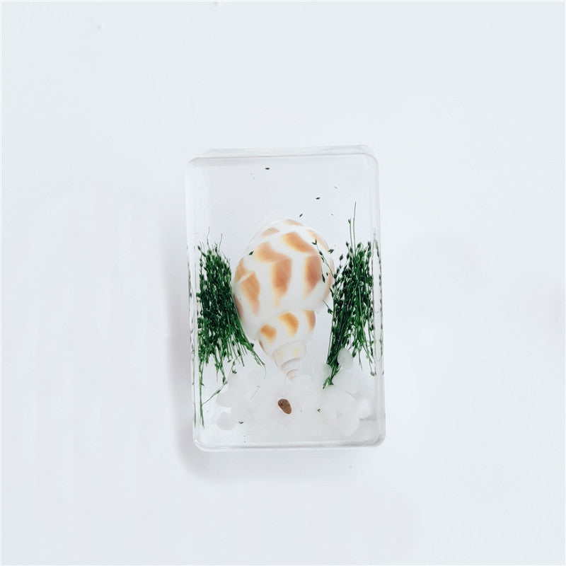 Wholesale 6pcs Creative Resin Crafts Conch Ornaments