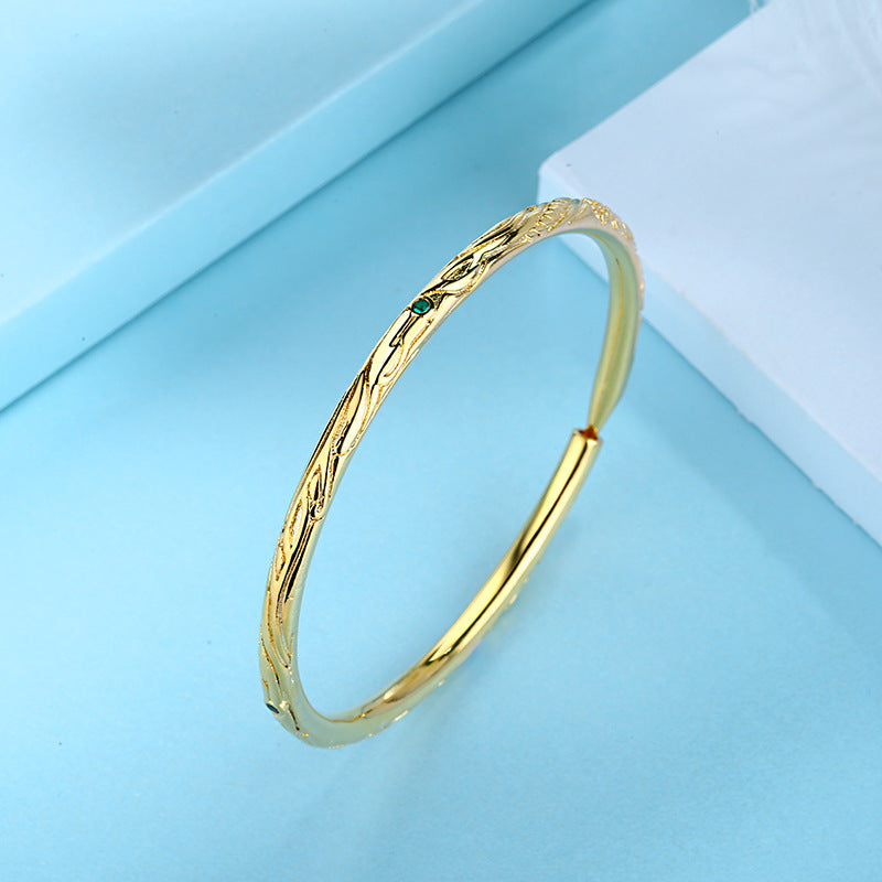 Wholesale Couple gold-plated bracelets retro children's jewelry