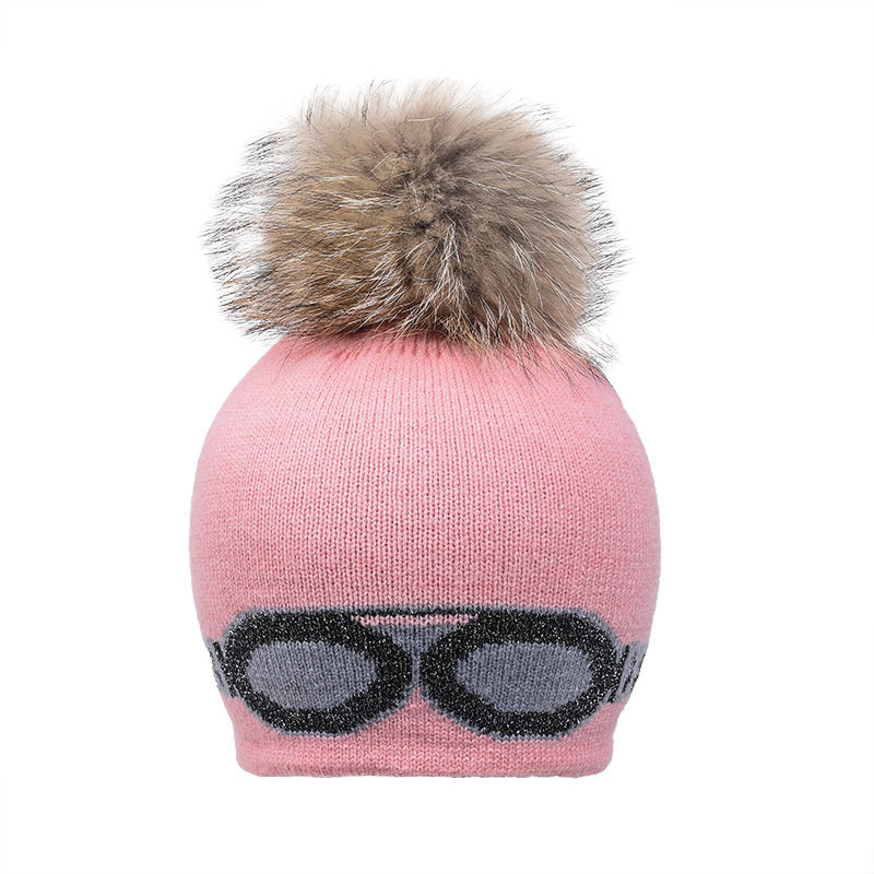 Wholesale Wool Ball Caps, Warm Glasses, Stars, Outdoor Knitted Wool Pullover Hats