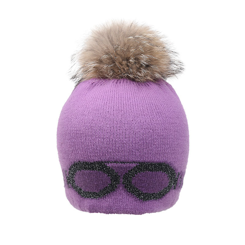 Wholesale Wool Ball Caps, Warm Glasses, Stars, Outdoor Knitted Wool Pullover Hats