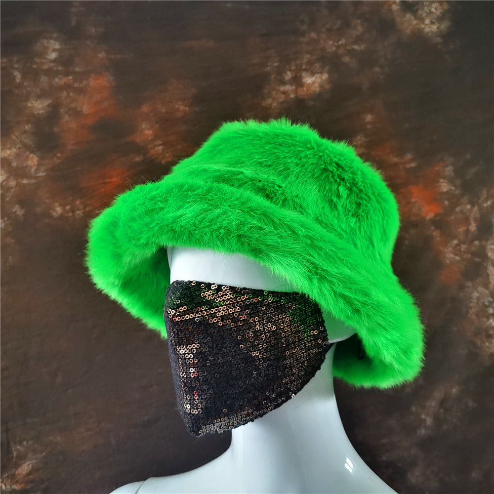 Wholesale Color Leopard Print Warm Fisherman Hats