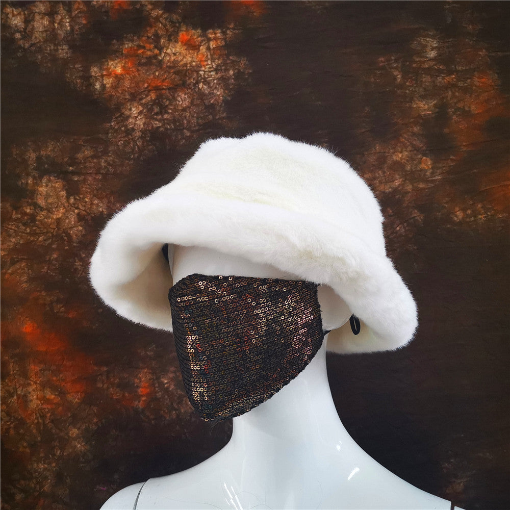 Wholesale Color Leopard Print Warm Fisherman Hats