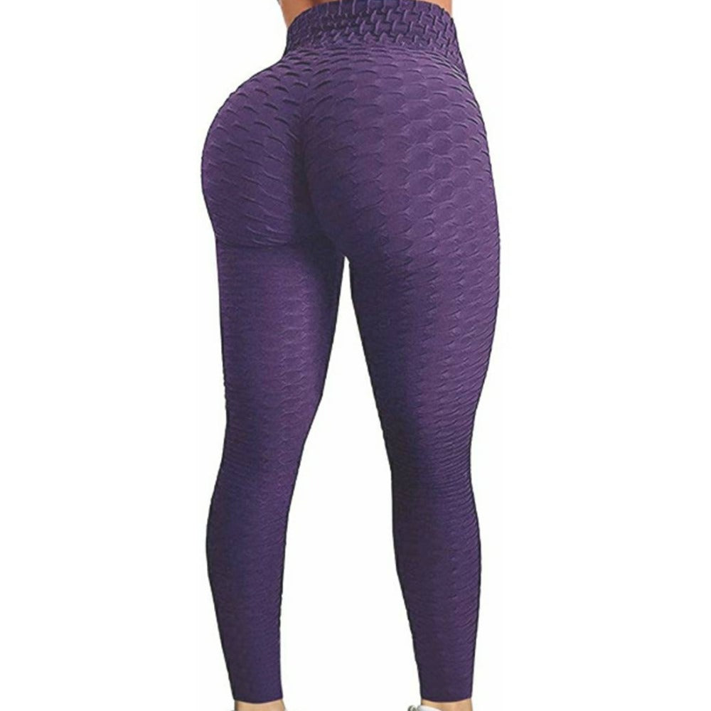 Wholesale Sweat wicking, High Elasticity, Slimming, Hip Lifting, Underpants, Bubble Yoga Pants