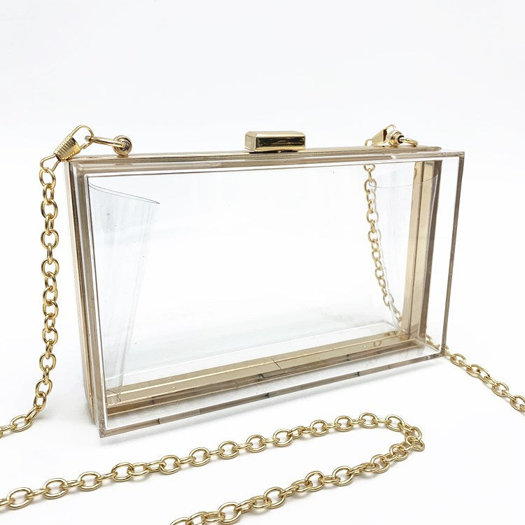 Wholesale Acrylic Transparent Fashion Evening Bag