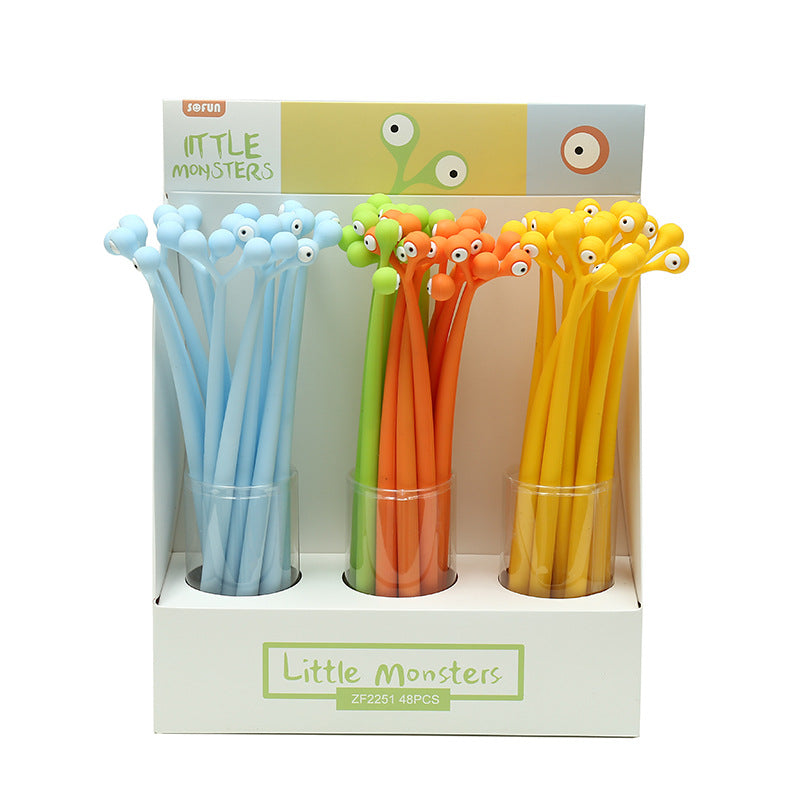 Wholesale Plastic Cute Alien Ballpoint Pen 48 A Box