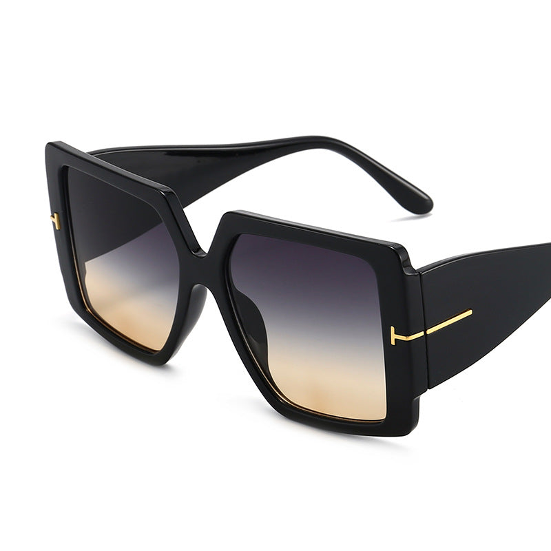 Wholesale New Square Big Frame PC Sunglasses