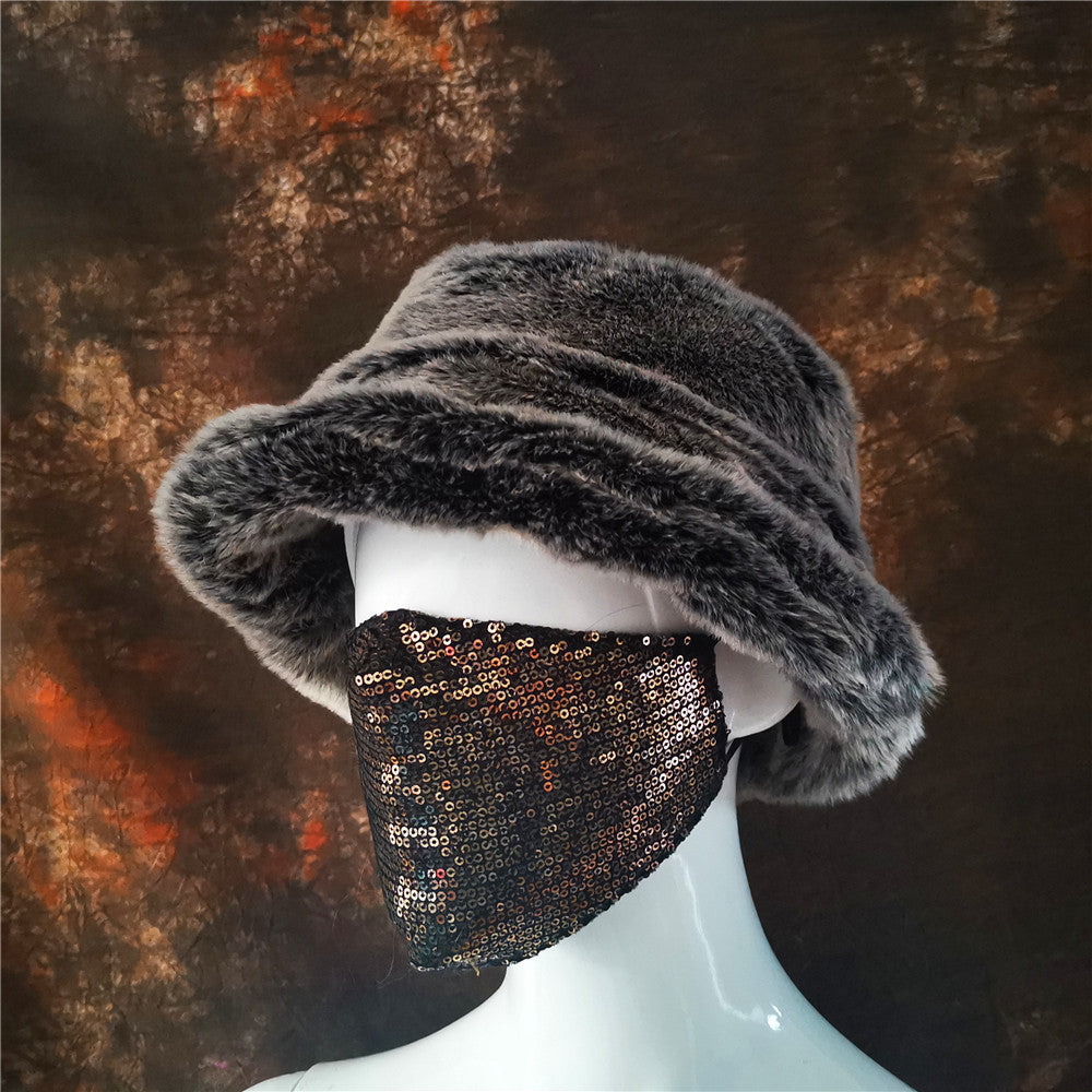 Wholesale Color Leopard Print Warm Fisherman Hats