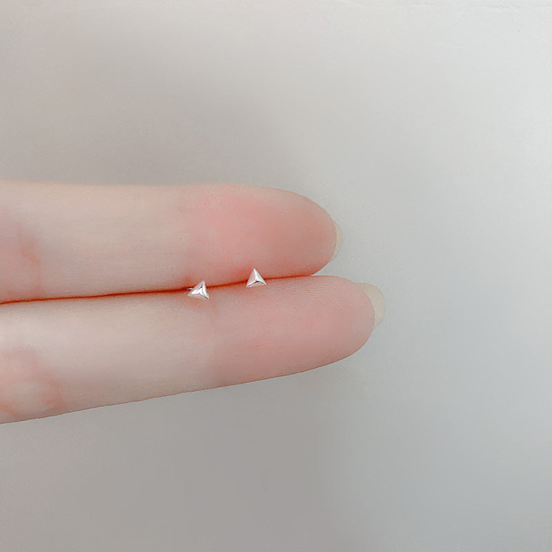 Wholesale 925 Silver Needle Mini Stealth Small Earrings