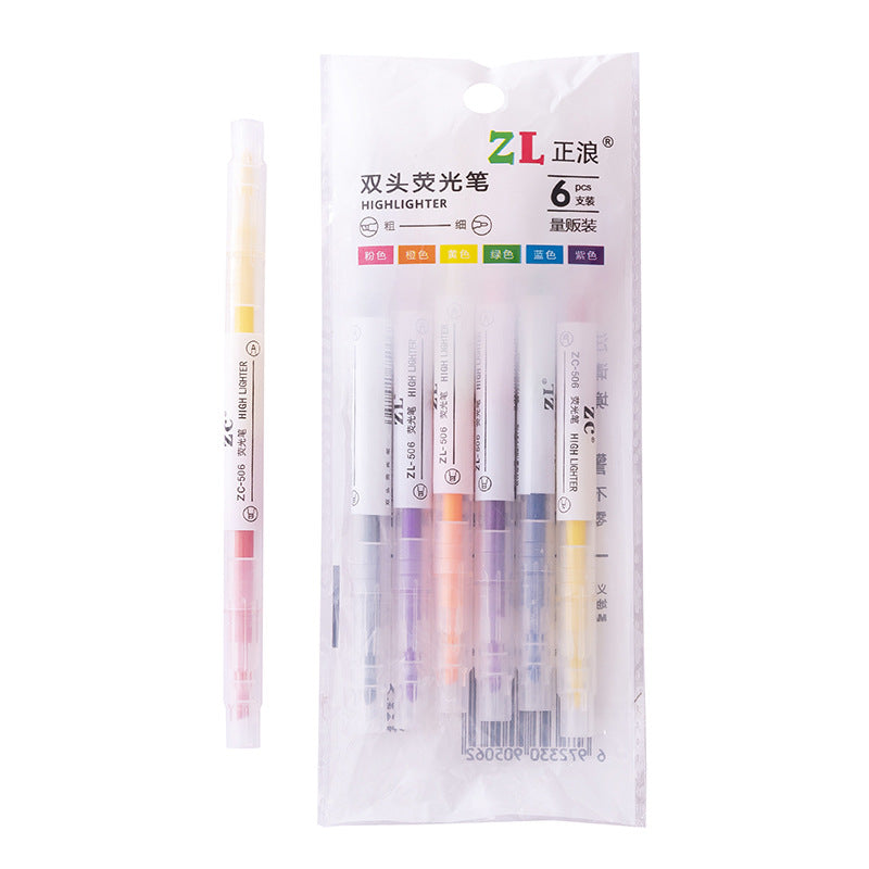 Wholesale Plastic Double Headed Fluorescent Pens