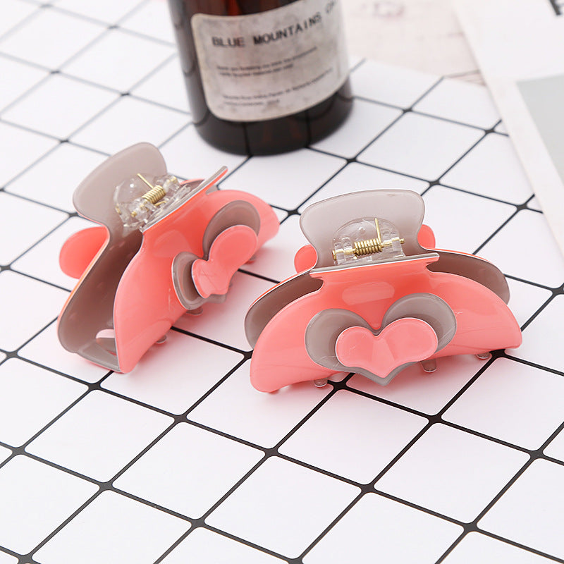 Wholesale Large Acrylic Love Hair Clips
