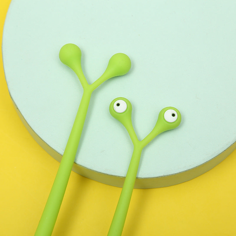 Wholesale Plastic Cute Alien Ballpoint Pen 48 A Box