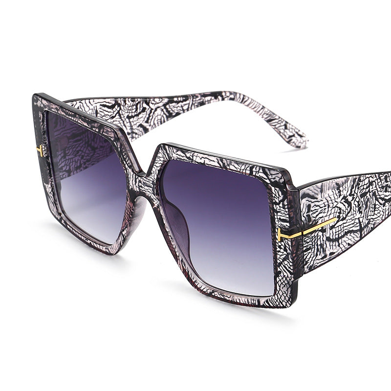 Wholesale New Square Big Frame PC Sunglasses