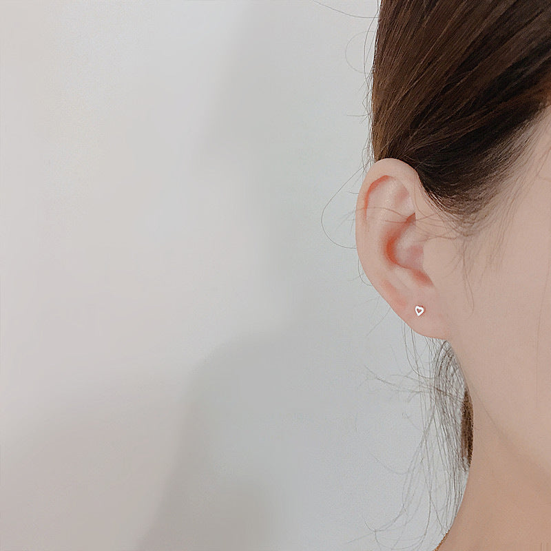 Wholesale 925 Silver Needle Mini Stealth Small Earrings