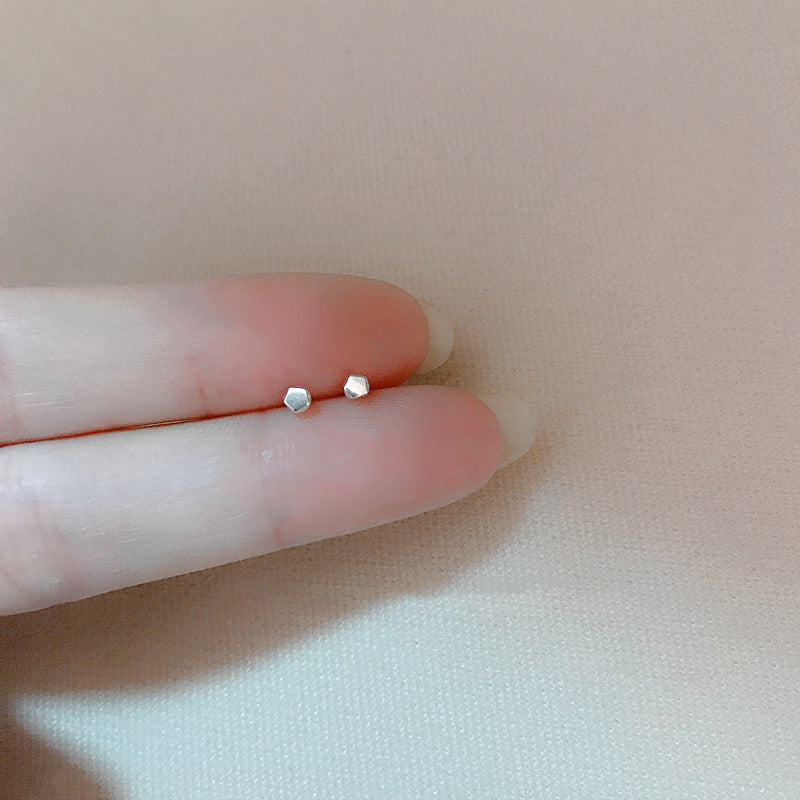 Wholesale 925 Silver Needle Mini Stealth Small Earrings