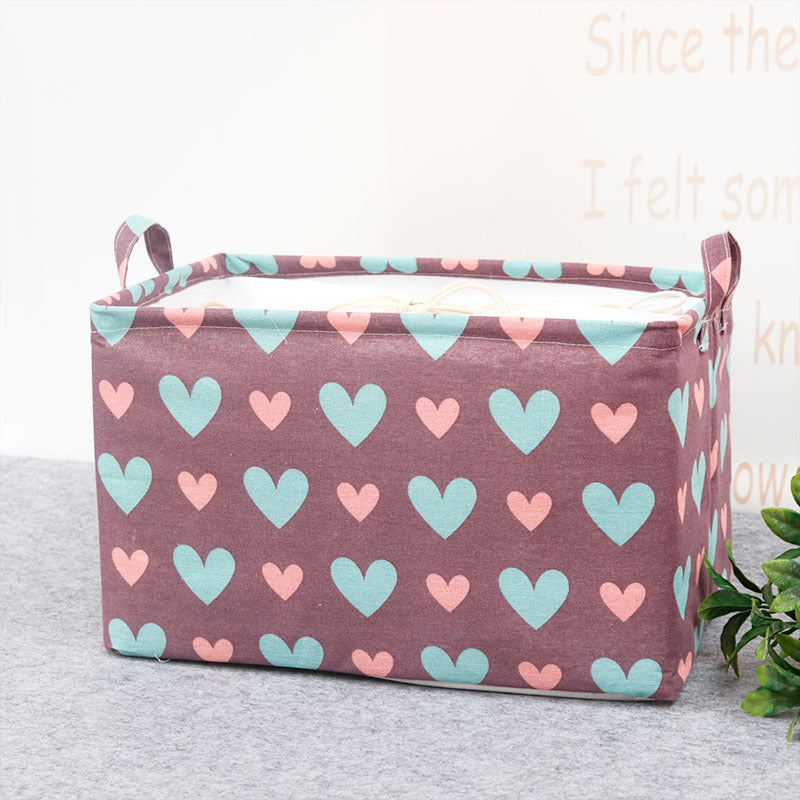 Wholesale Bundled Canvas Toy Storage Baskets