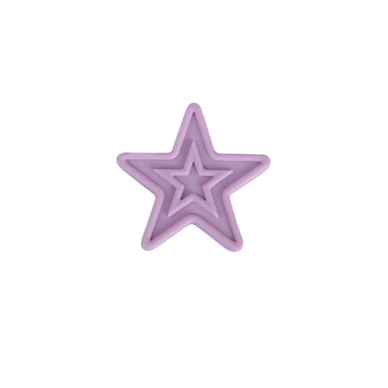 Wholesale 20PCS DIY Pentagram Silicone Beads