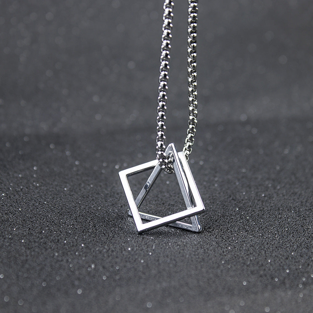 Wholesale Triangle Hip Hop Long Sweater Chain