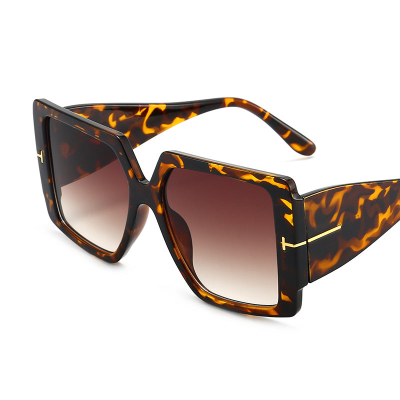 Wholesale New Square Big Frame PC Sunglasses