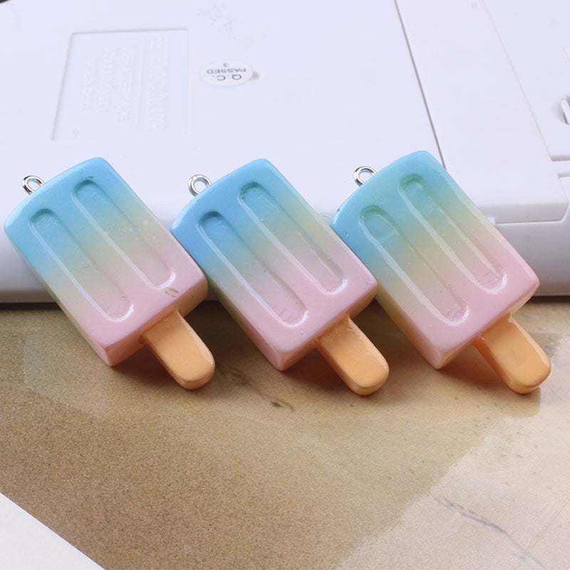Accesorios de llaves de helado de gradiente de resina de 20 piezas al por mayor