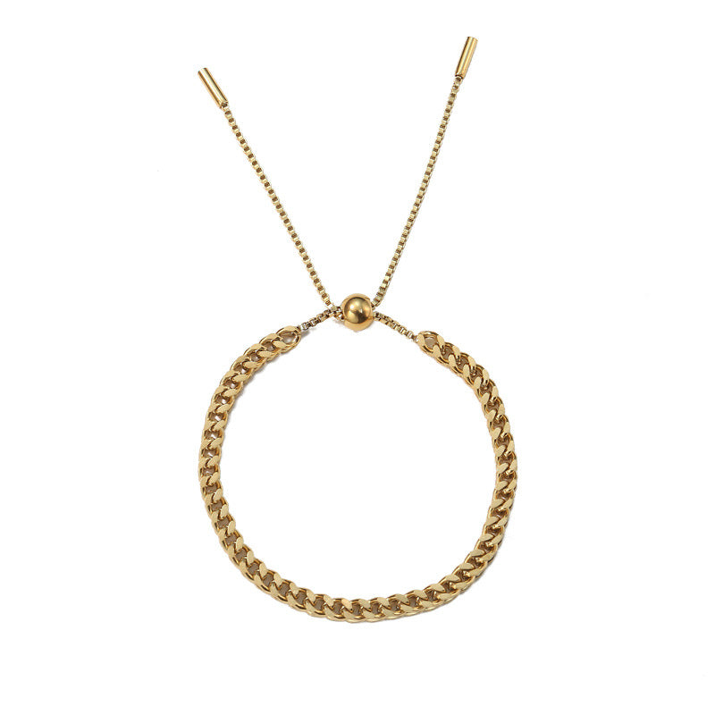 Wholesale Pull Braided Titanium Steel Bracelet