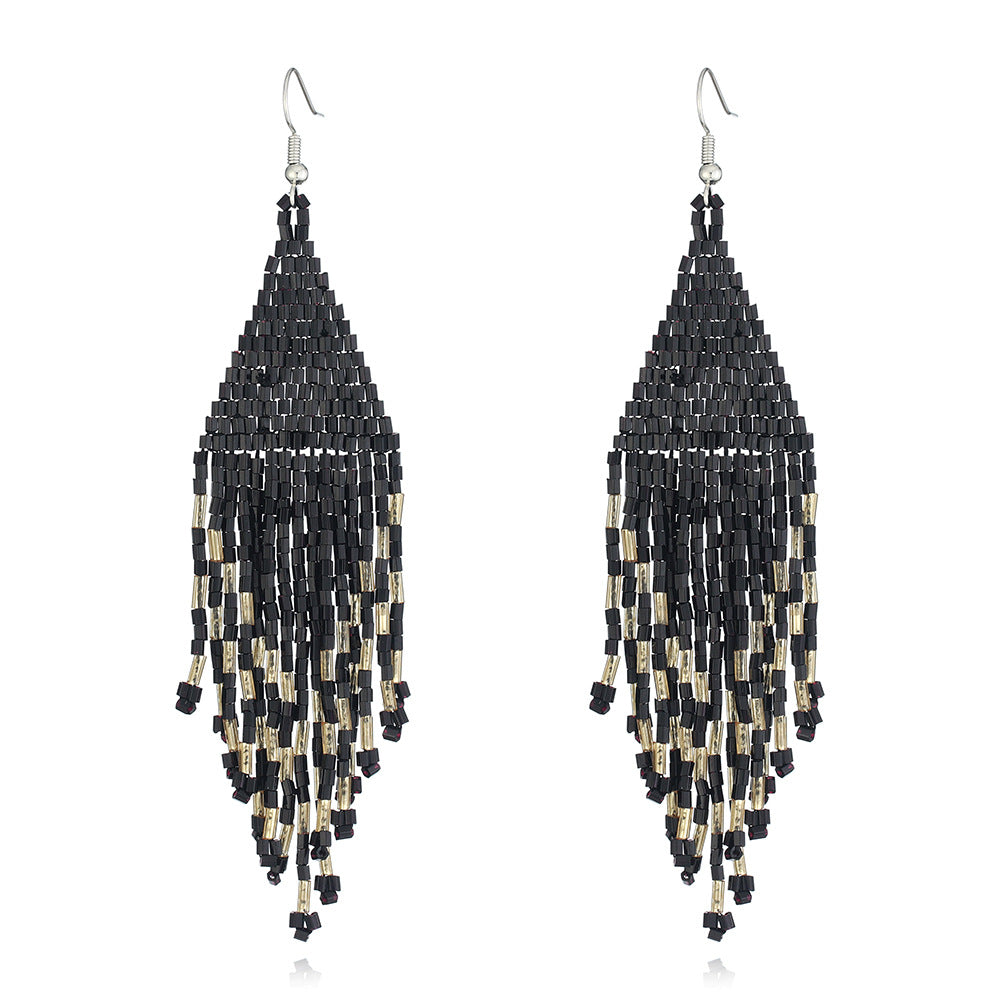 Wholesale  personalized Bohemian tassel earrings