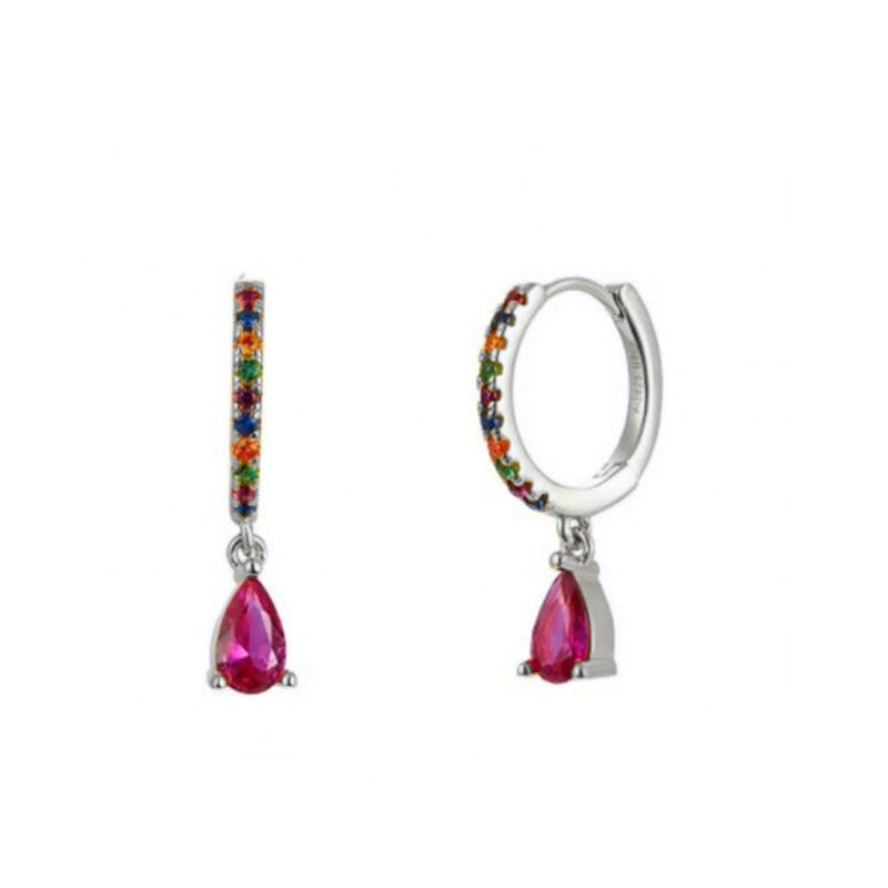 Wholesale Rhinestone Drop Shaped Earrings