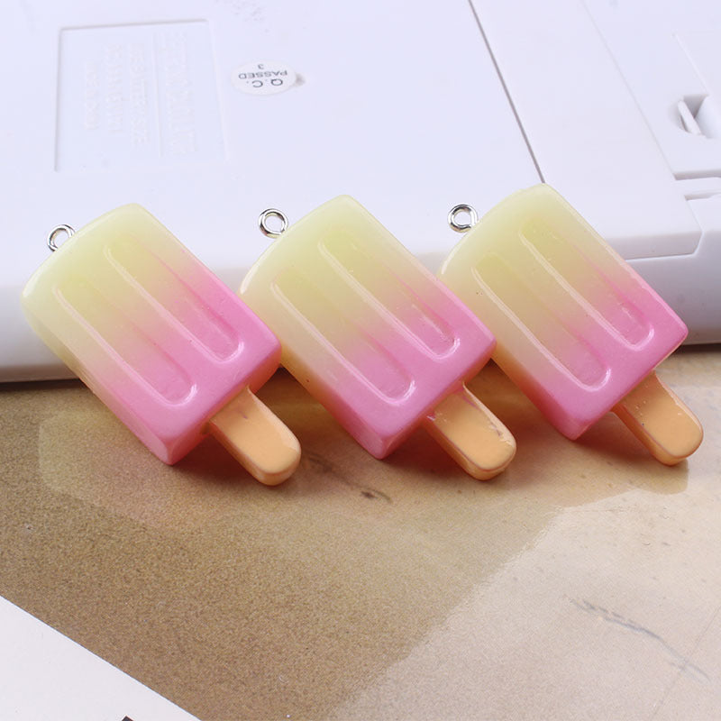 Accesorios de llaves de helado de gradiente de resina de 20 piezas al por mayor