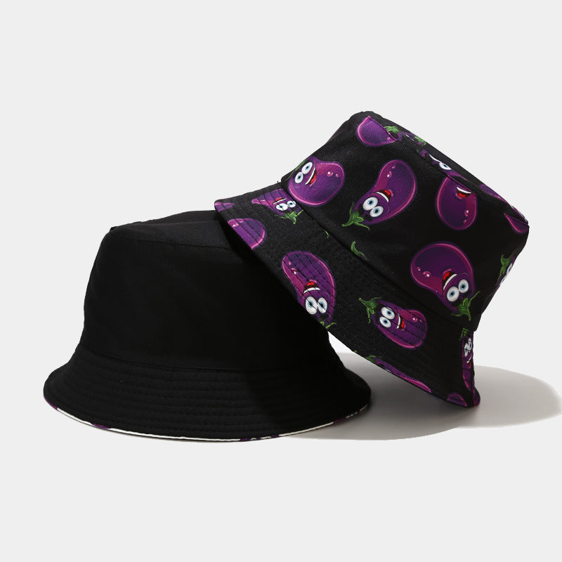 Wholesale Cotton Polyester Vegetable Pattern Bucket Hat