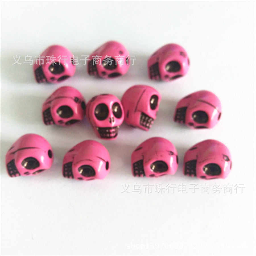 Wholesale 100PCS DIY Plastic/resin Skull and Ghost Beads
