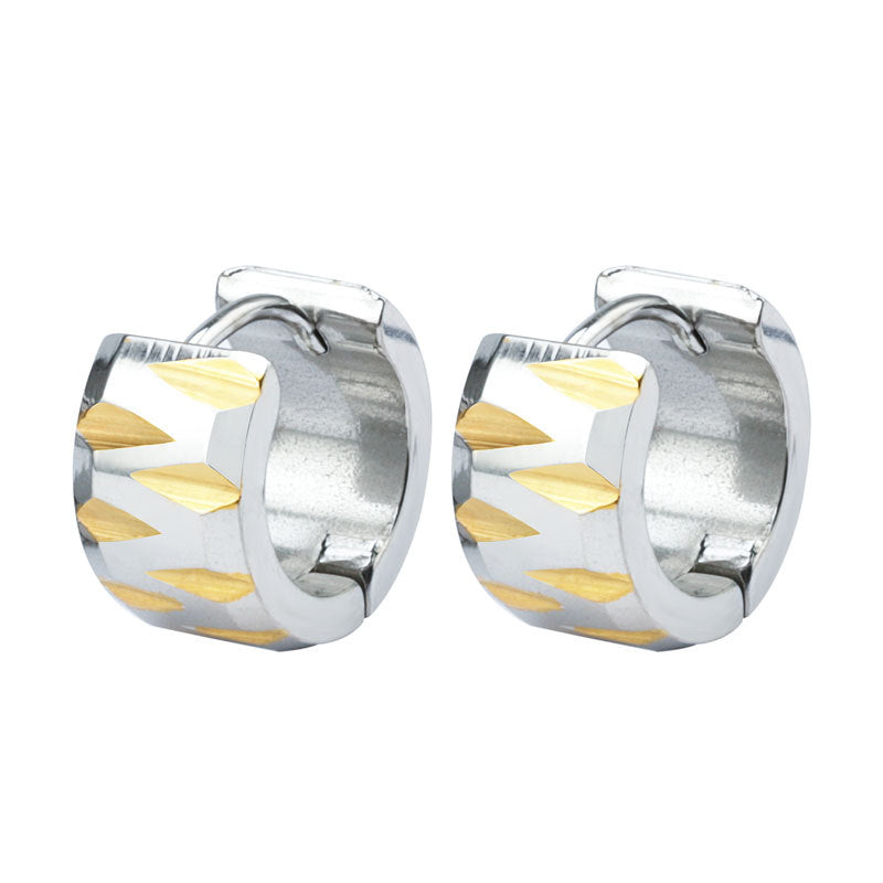 Pendientes de patrón de acero inoxidable al por mayor