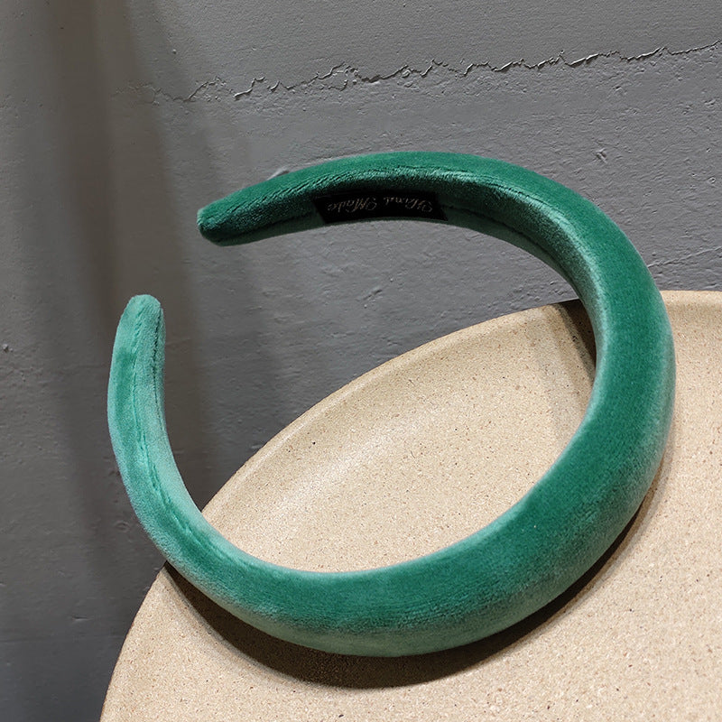 Wholesale Autumn and Winter Sponge Velvet Fabric Hairbands