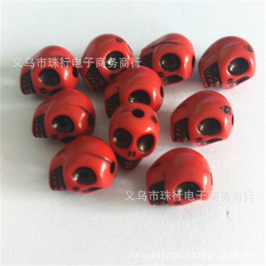 Wholesale 100PCS DIY Plastic/resin Skull and Ghost Beads