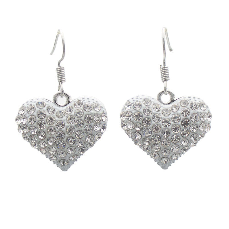 Wholesale Love  Red  Heart Valentine' s Day  Earrings Love Letters