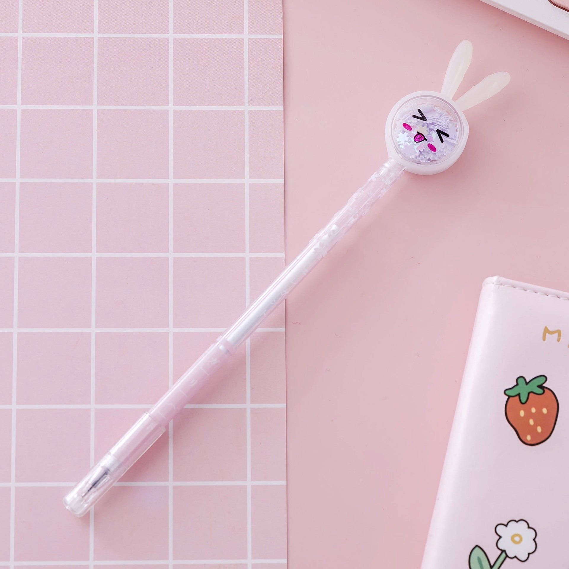 Bolígrafo de rollerball de lentejuelas de ciervos de plástico al por mayor