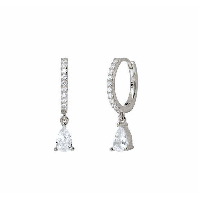 Wholesale Rhinestone Drop Shaped Earrings